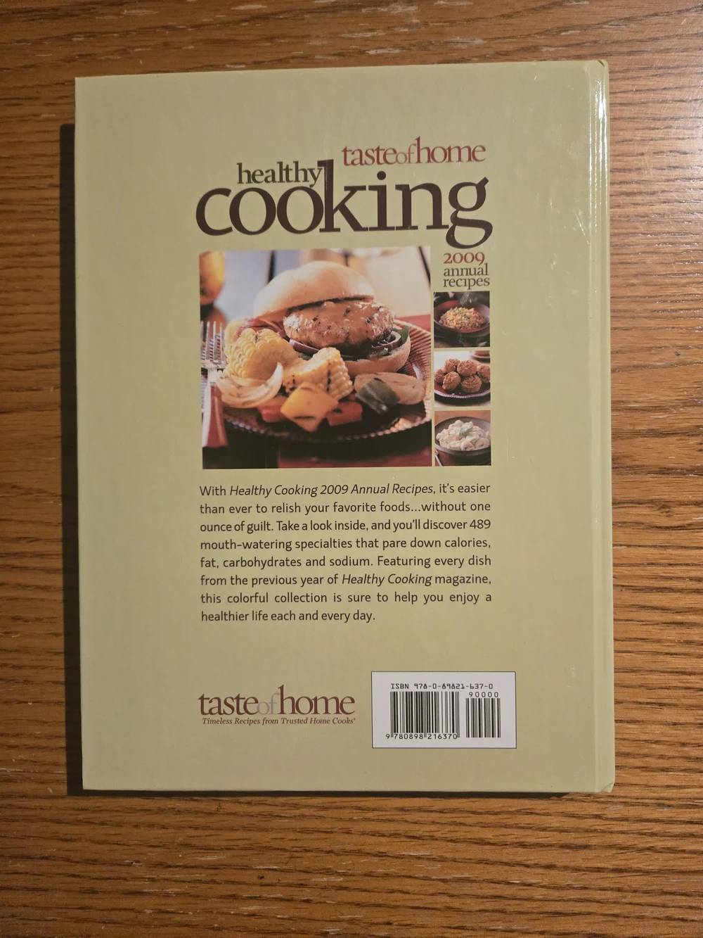 taste of home Healthy Cooking 2009 Annual Recipes Cookbook